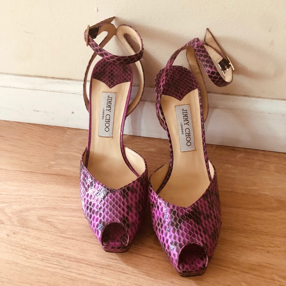 Jimmy Choo Peep Toe Pump